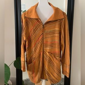 SOFT SURROUDING Embroidered Long Jacket